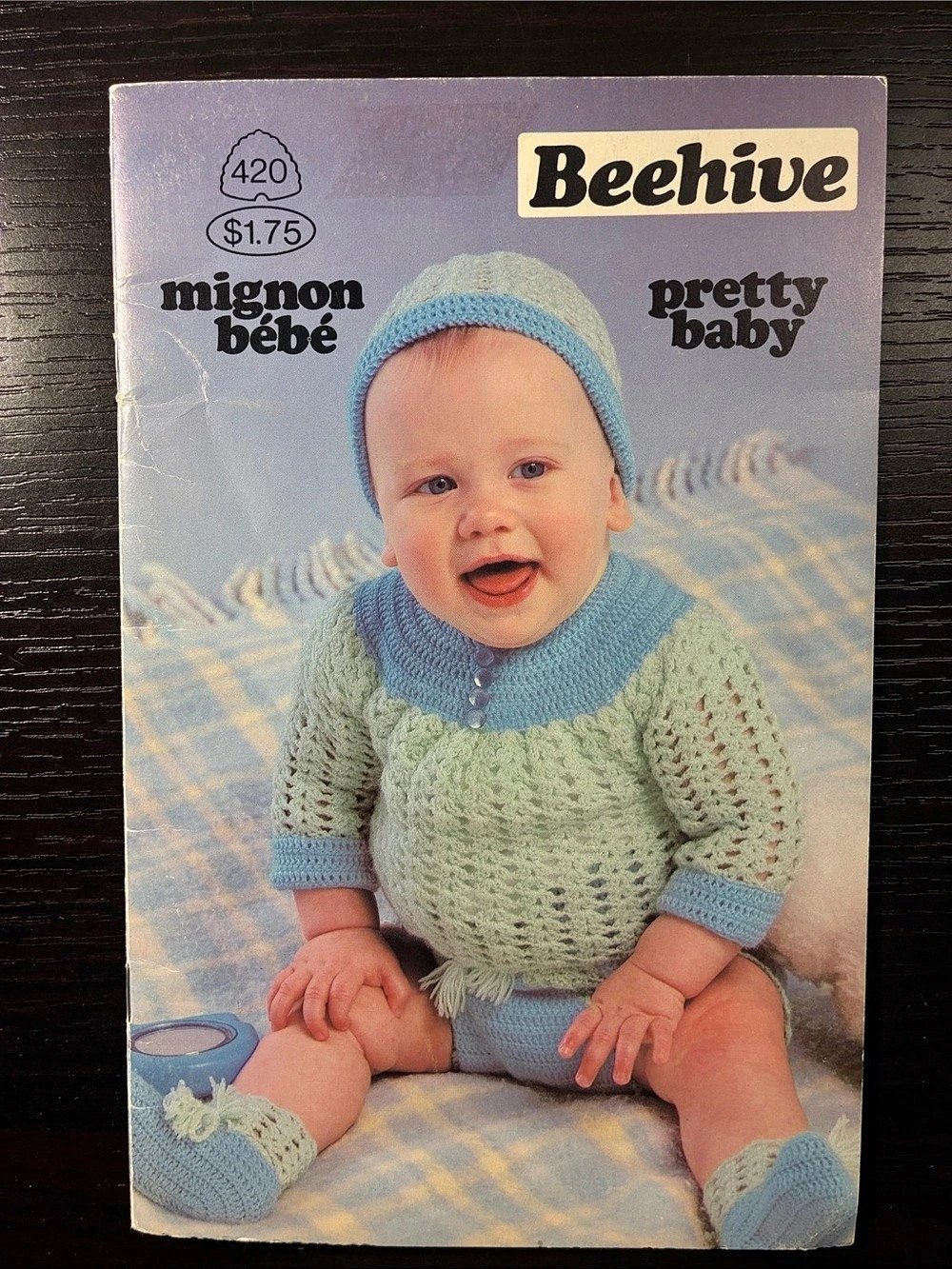 Beehive Mignon Bebe Vintage Baby Knitting Pattern Booklet